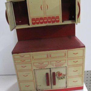 Vintage Tin Cabinet Cupboard Wolverine